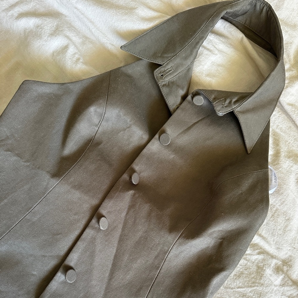 Kookai Olive Green Halter Top - Picture 5 of 5